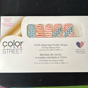 NWT Color Street “Flag, You’re It” Nail Strips